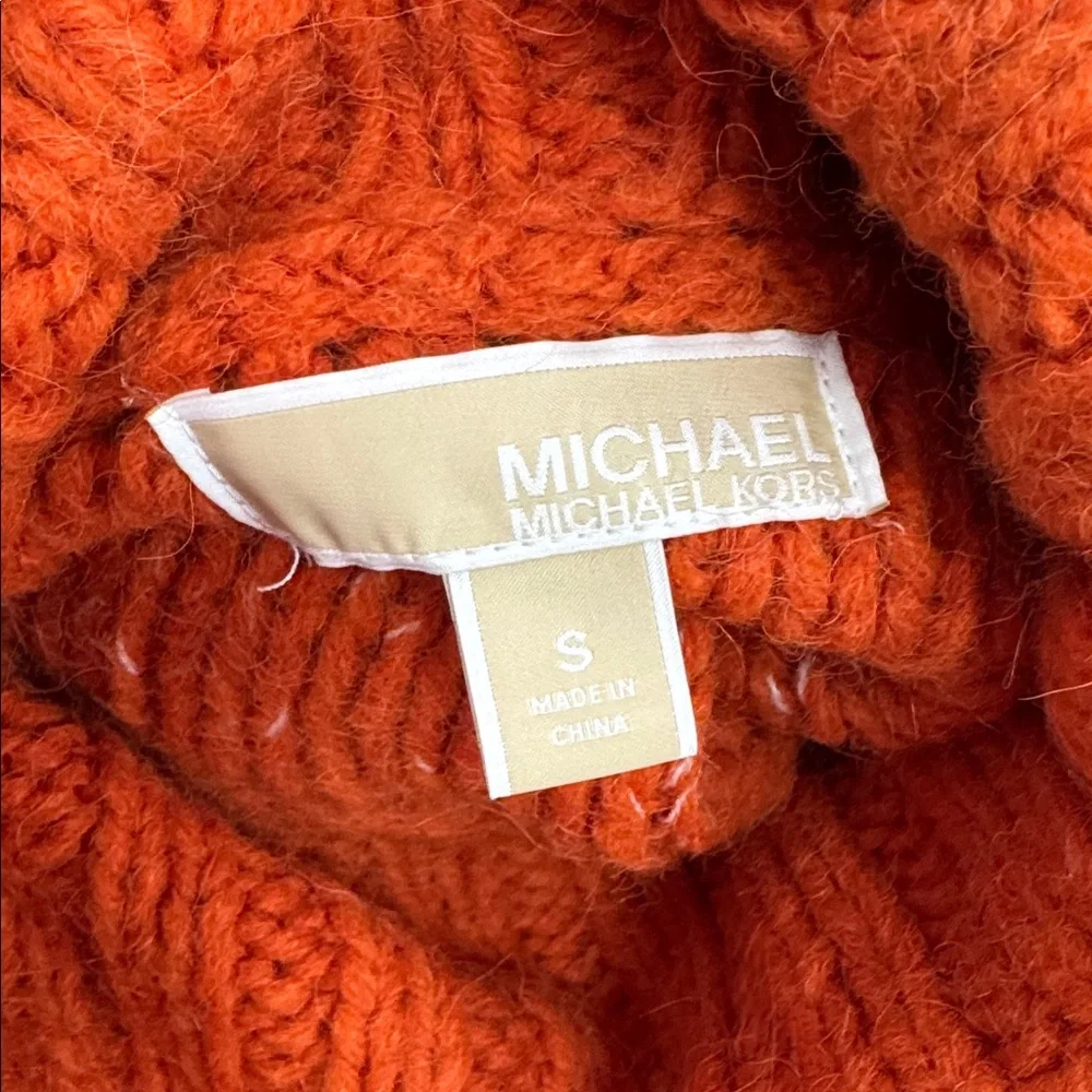 Michael Kors Multicolor Turtleneck Poncho - Picture 3 of 4